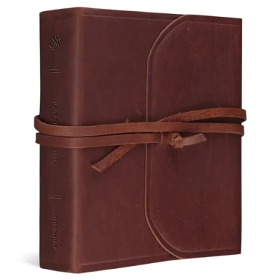 Abbildung von Esv Journaling Study Bible: English Standard Version, Brown, Flap With Strap