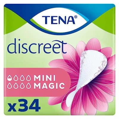 Abbildung von Tena Lady Mini Magic Einlagen, Riesenpackung (6 Packungen je 34 Einlagen)