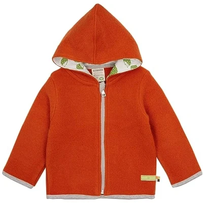 Abbildung von loud + proud Warme Winterjacke für Kinder, Größe: 74/80, Rot