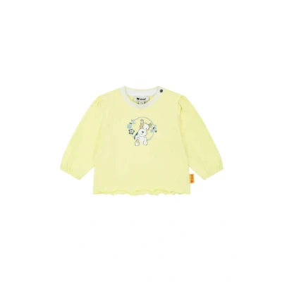 Abbildung von Steiff Summer Breeze Langarmshirt für Kinder, Größe: 62, Yellow pear