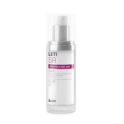 Abbildung von LETI SR Hautberuhigendes Anti Rötungen Serum Intensive Pflege für sensible &amp; gerötete Haut mit sofort kühlender und beruhigender Wirkung, auch nach einer Gesichtslaserbehandlung geeignet, 30 ml