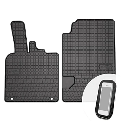 Abbildung von Gummimatten Auto Fußmatten Gummi Automatten Passgenau 2 teilig Set passend für Smart Fortwo ab 2007