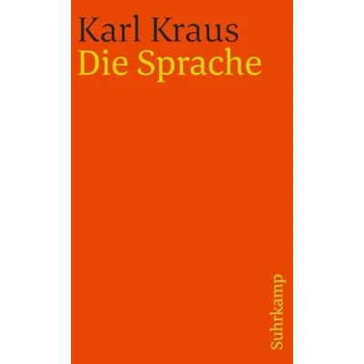Abbildung von Schriften in den suhrkamp taschenbüchern. Erste Abteilung. Zwölf Bände: Band 7: Die Sprache (suhrkamp taschenbuch)