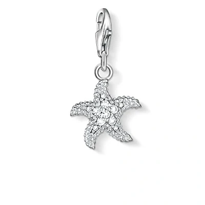 Abbildung von THOMAS SABO Charm Einhänger Seestern, 0917 051 14, mit Zirkonia (synth)