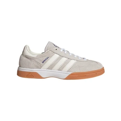 Abbildung von adidas Performance Handball Spezial Handballschuh, Herren, Größe: 42 2/3, Cloud white off lucid blue Leder/synthetik