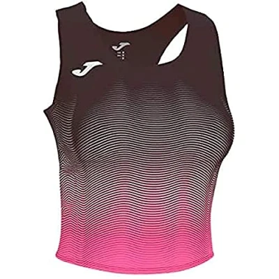 Abbildung von Joma Damen Elite Vii Top Lauf, Schwarz/Rosa, XL