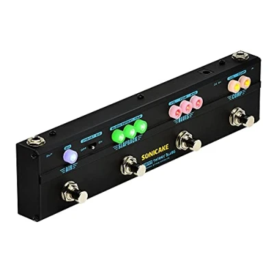 Abbildung von SONICAKE Twiggy Blues Multi Effects Vintage Retro Rock Tone Dumble Overdrive Kompressor Delay Reverb Cab Sim Gitarre Pedal