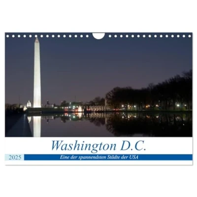 Abbildung von Washington D.C. (Wandkalender 2025 DIN A4 quer), CALVENDO Monatskalender