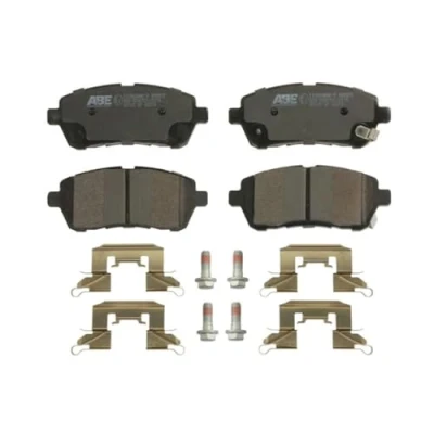 Abbildung von ABE C13063ABE P Bremsbelagsatz Vorderachse mit akustischer Verschleißwarnung FORD: FIESTA 7, 6, MAZDA: 2 Schrägheck, SUZUKI: SWIFT 4