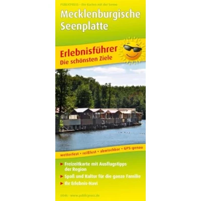 Abbildung von Mecklenburgische Seenplatte: Erlebnisführer mit Informationen zu Freizeiteinrichtungen auf der Kartenrückseite, wetterfest, reißfest, abwischbar, GPS genau. 1:180000 (Erlebnisführer: EF)