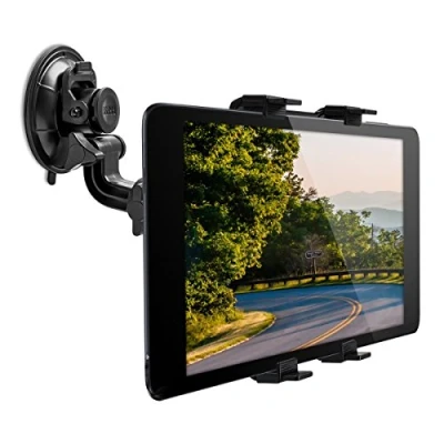 Abbildung von kwmobile KFZ Scheiben Tablet Halterung Halterung, (1 tlg., mit Saugnapf verstellbar Auto Windschutzscheiben Halter 11)