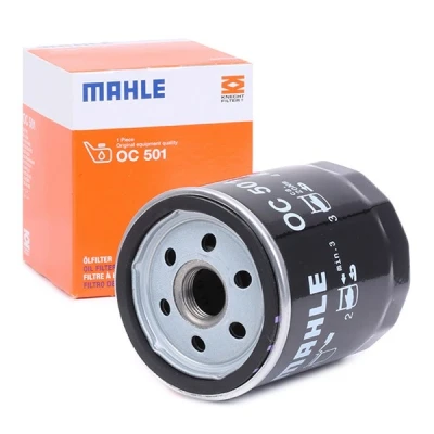 Abbildung von MAHLE ORIGINAL OC 501 Ölfilter mit einem Rücklaufsperrventil Anschraubfilter FIAT: Ritmo I Cabrio, Ducato Kastenwagen, Punto Schrägheck