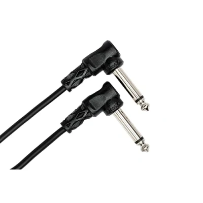 Abbildung von Hosa CFS 106, Guitar Patch Cable, Molded Right angle to Same, 6 in
