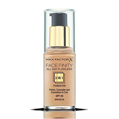 Abbildung von Max Factor Facefinity All Day Flawless 3 in 1 Foundation SPF 20 C80 Bronze 30 ml