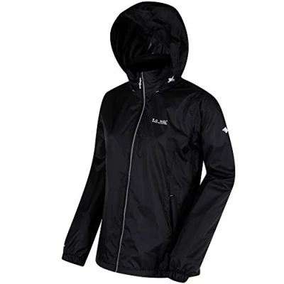 Abbildung von Regatta Corinne Regenjacke / wasserabweisende Jacke, Damen, Größe: 48, Black