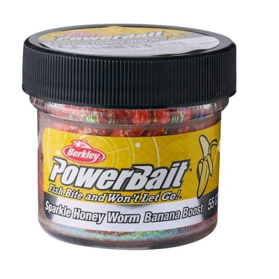 Abbildung von Berkley Powerbait Power Scales Honey Worm 2.5cm (55 Stück) Orange/Scales Köderimitat