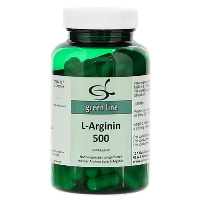 Abbildung von L arginin 500 Kapseln 120 St