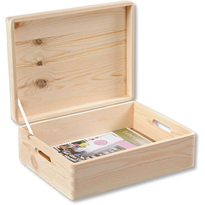 Abbildung von KESPER Organizer, Aufbewahrungsbox, FSC zertifiziertes Kiefernholz, mit Klapttdeckel