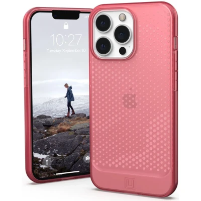 Abbildung von Apple iPhone 13 Pro Hülle Silikon UAG Soft Case/Backcover Handyhülle Rosa Shockproof/Stoßfest