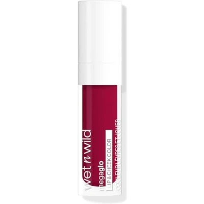 Abbildung von Wet n Wild Mega Glo Lip &amp; Cheek Color, Lippen und Wangenfarbe mit Zartmattem Finish, Leichte Aufbaubare Formel für eine Natürlich Wirkende Röte, Berry Truth