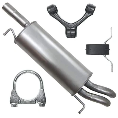 Abbildung von Endschalldämpfer Auspuff Endtopf für 1.9 TDI 2.5 TD VW Passat B5, Superb 1 I 2.0