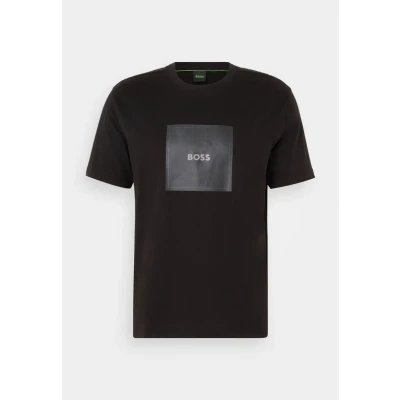Abbildung von BOSS TEE LOGO Tshirt print, Herren, Größe: Small, Black