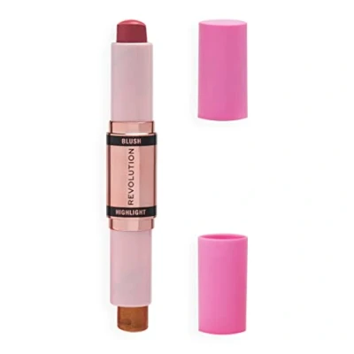 Abbildung von Makeup Revolution Blush &amp; Highlight Stick Rouge, Größe: 8.6 g, Flushing pink