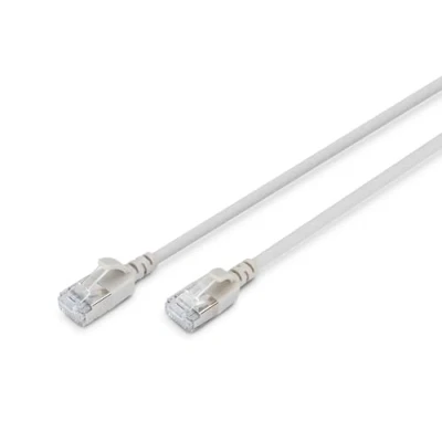 Abbildung von Assmann DIGITUS CAT 6A F FTP SlimPatchk.,CU,LSZH AWG 32/7, 3m,Grau