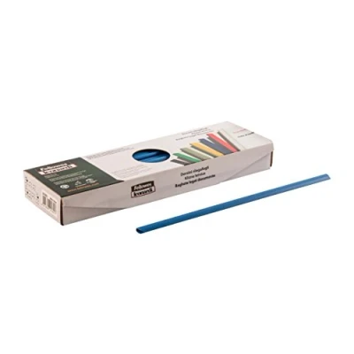 Abbildung von Fellowes D103BL Dorsini Brieftasche, Durchmesser 3 mm, Packung mit 50 Stück, Blau