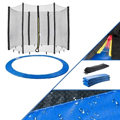 Abbildung von Arebos Trampolinnetz + Randabdeckung 244, 305, 366, 396, 430, 460 und 490 cm (Set, Netz 305 cm)