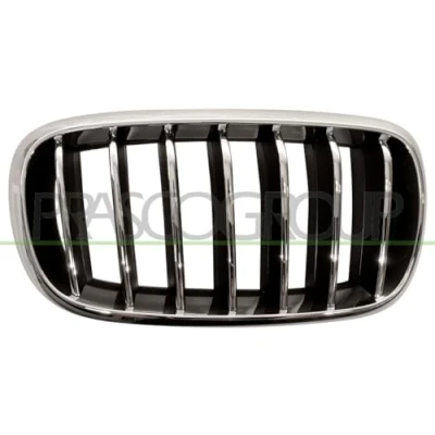 Abbildung von PRASCO BM8262013 Kühlergrill rechts chrom/schwarz BMW: X5