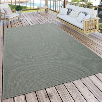 Abbildung von Paco Home Teppich &quot;Timber 125&quot;, rechteckig, 4 mm Höhe, Flachgewebe, Sisal Optik, auch als Läufer, In und Outdoor geeignet