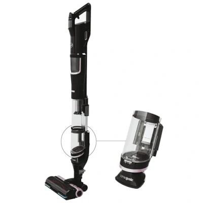 Abbildung von Hoover HFX Akku Staubsauger mit Tierhaar Düse &amp; LED, bis 120 m² saugen I kabellos Corner Genie™ zum Reinigen von Ecken Kanten Anti Twist gegen verhedderte Haare [HFX10P]