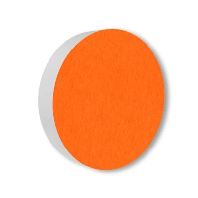 Abbildung von Basotect G+ Schallabsorber Kreis Ø 55 cm Akustik Element Schalldämmung Diverse Farben, Farbe: Orange