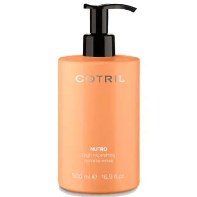 Abbildung von Cotril Nutro High Nourishing Miracle Maske, 500 ml, ultra pflegende Maske für trockenes Haar, ohne Parabene, SLES und SLS.
