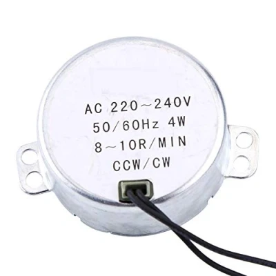 Abbildung von 220 240V AC Synchronmotor, 50/60Hz Frequenzgetriebemotor 4W CW/CCW Drehmotor (8 10RPM)
