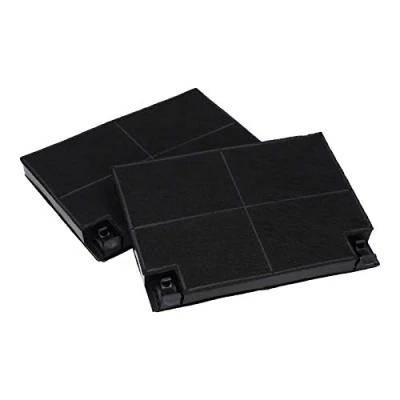 Abbildung von 2 X Kohlefilter Aktivkohlefilter 140mm kompatibel mit Zanussi 50290660005 9029793552 E3CFF70 ZHP 615 Faber EFF70 Dunstabzugshaube