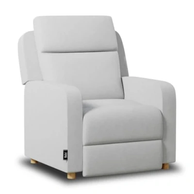 Abbildung von Nalui Sessel Wohnzimmer, Fernsehsessel (77 x 87 98 cm) mit Verstellbarer Beinablage, Manueller Drucköffnung und Verstärkter Struktur. Relaxsessel Liegefunktion 160 Grau