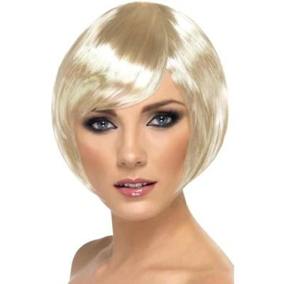 Abbildung von Smiffys Kostüm Perücke 20er Finger Waves für Fasching, Stilecht Jahre Divas!