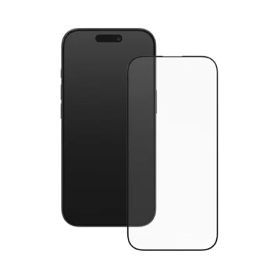 Abbildung von RhinoShield 9H Panzerglas Displayschutz, kompatibel mit [iPhone 16 Pro] Hohe Transparenz, Kratzfest und blaulichtresistent, 3D Abdeckung, Installationswerkzeug inklusive