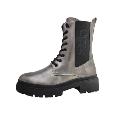 Abbildung von Marco Tozzi Plateaustiefelette, Damen, Größe: 41, Pewter Schuhe