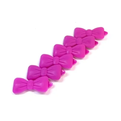 Abbildung von Haarschleife Haarspange für Haustiere Hunde fuchsia 13