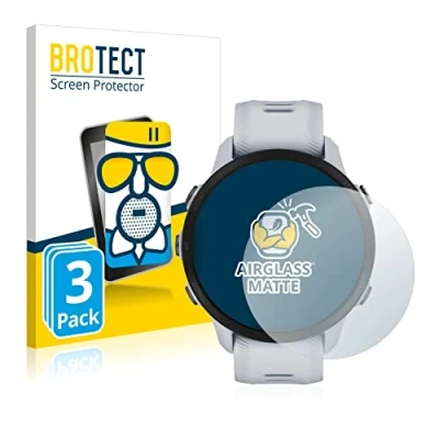 Abbildung von BROTECT Entspiegelungs Schutzglas für Garmin Forerunner 955 (3 Stück) Schutz Folie Panzerfolie Glas Matt [Extrem Kratzfest 9H, Anti Reflex]