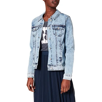 Abbildung von Cecil Damen Jeansjacke, Light Blue Used wash, XS