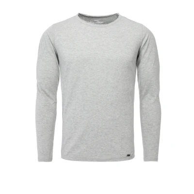 Abbildung von Key Largo Cheese Langarmshirt, Herren, Größe: Medium, Silver melange
