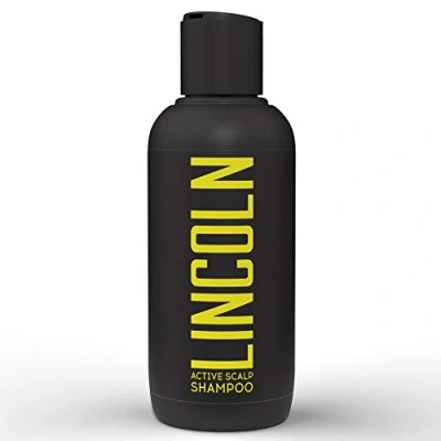 Abbildung von LINCOLN Anti Schuppen Shampoo Herren gegen trockene Kopfhaut &amp; Juckreiz Vegane Männer Pflege + Basilikum Extrakt, Antischuppenshampoo Männer, 250ml