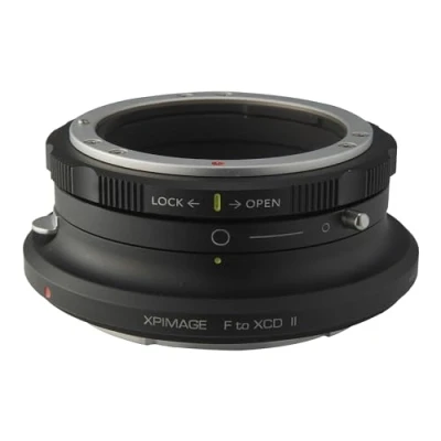 Abbildung von XPIMAGE Objektiv Adapterring für Nikon F auf Hasselblad X System XCD Kamera X1D X2D
