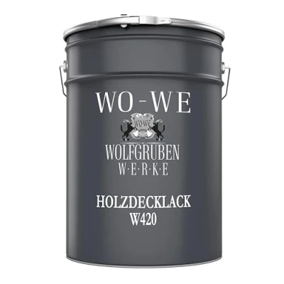 Abbildung von WO WE Holzfarbe Holzlack Wetterschutzfarbe Außen &amp; Innen Enzianblau RAL 5010 2,5L