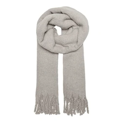 Abbildung von ONLY Damen Onlmartine Life Boucle Lurex Scarf Acc Schal, Light Grey Melange/Detail:SILVER LUREX, Einheitsgröße EU