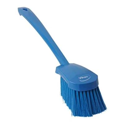 Abbildung von Vikan 4181 3 Glazing Brush, langer Griff, blau, weich, 415 mm/10